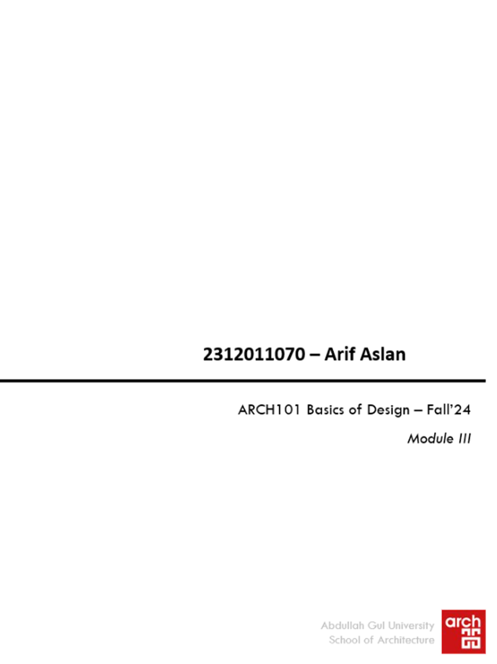 Project Name / Arif Arslan