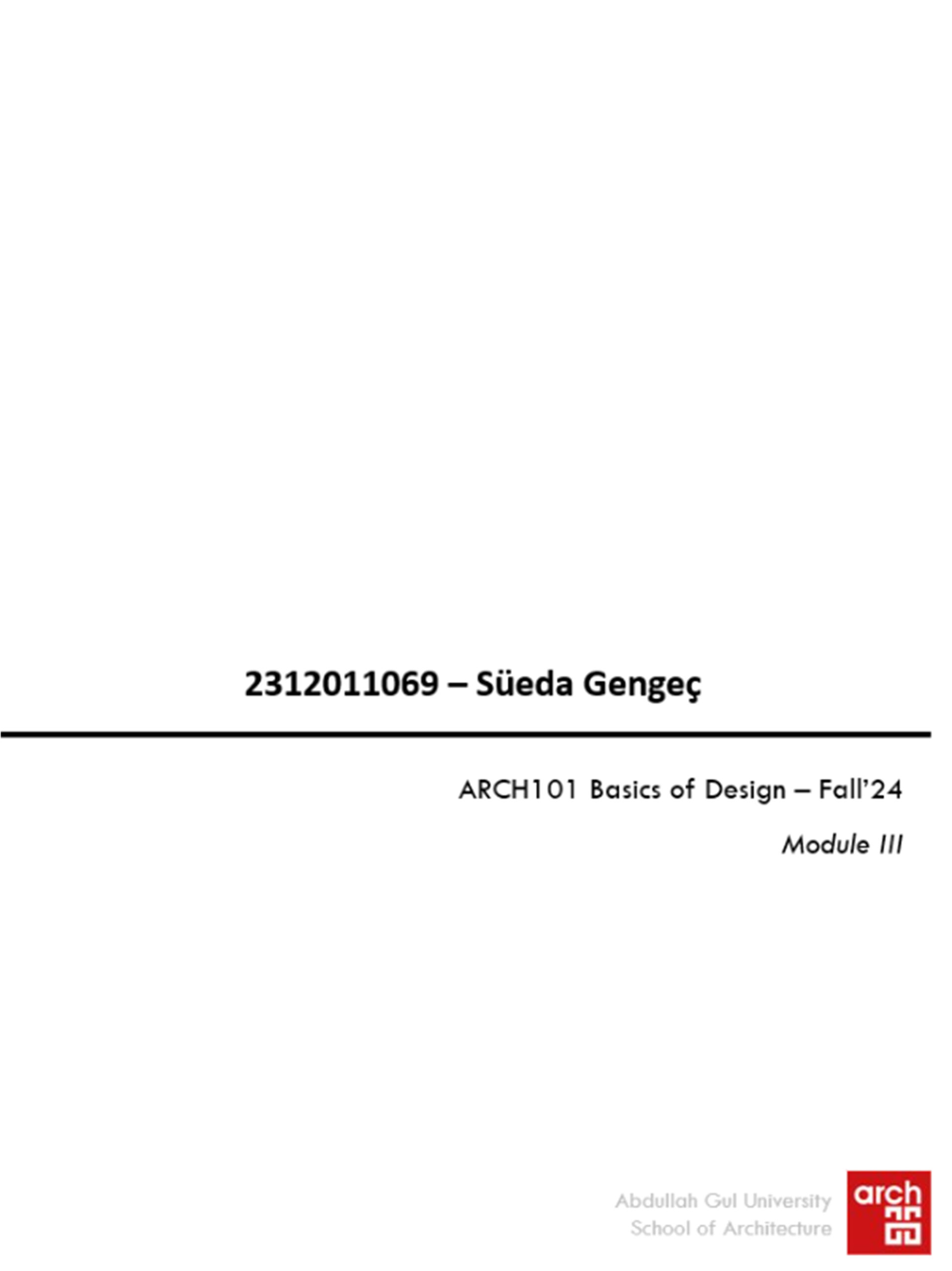 Pitfall / Sude Genç